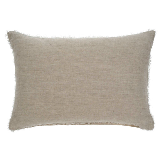 Lina Linen Pillow 16x24 Chambray