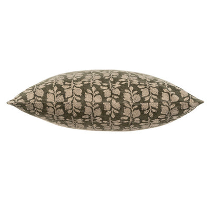 Arbor Block Print Pillow, Green 20x20