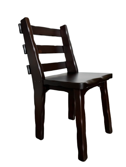 Brutalist Style Ladder Back Chair