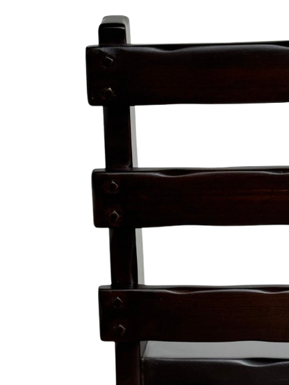Brutalist Style Ladder Back Chair