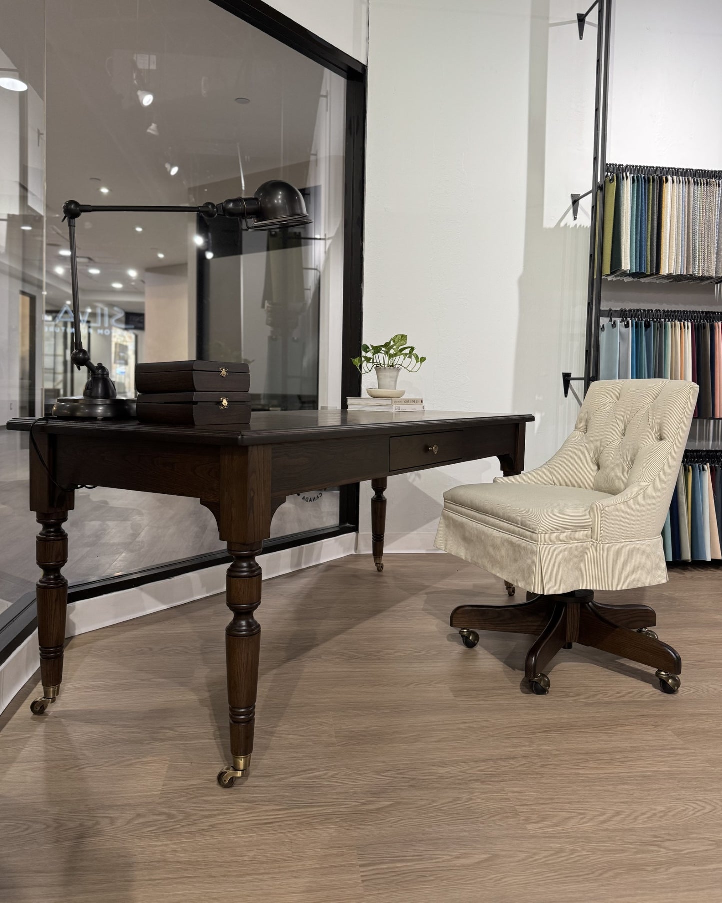 Celia Turned Leg Desk