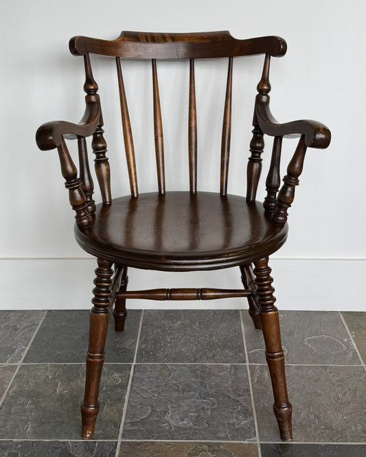 Antique Fireside Elbow Chair