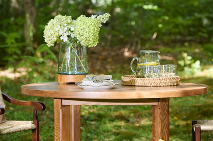 Kennedy Round Trestle Table