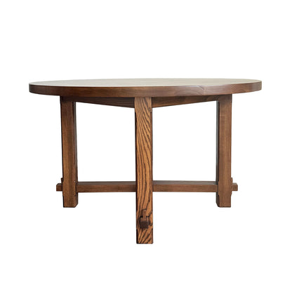 Kennedy Round Trestle Table