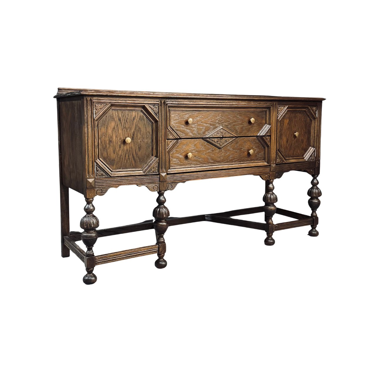 Vintage Oak Sideboard