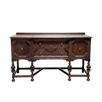Vintage Oak Sideboard