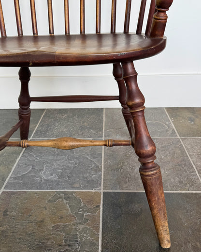 Vintage Sack Back Windsor Chair