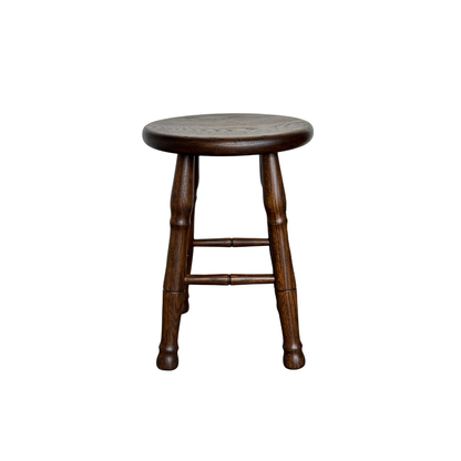Turned Leg Occasional Stool