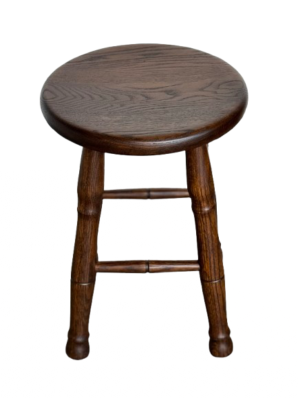 Turned Leg Occasional Stool