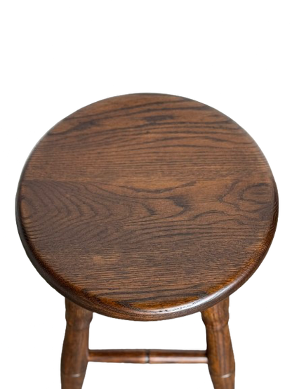 Turned Leg Occasional Stool
