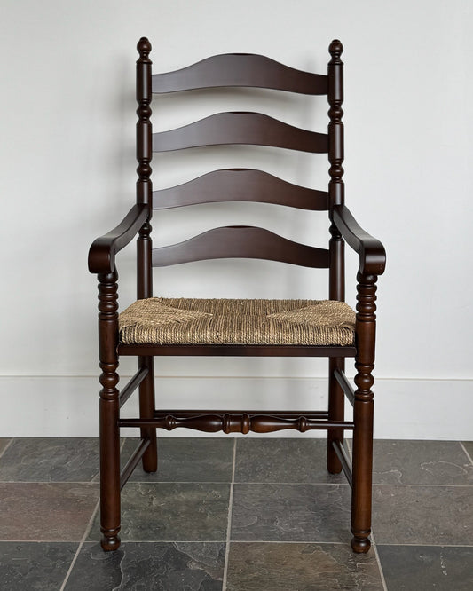 Set of 6 Vintage Ladder Back Chairs