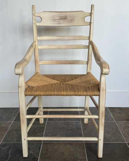Vintage Seagrass Armchair