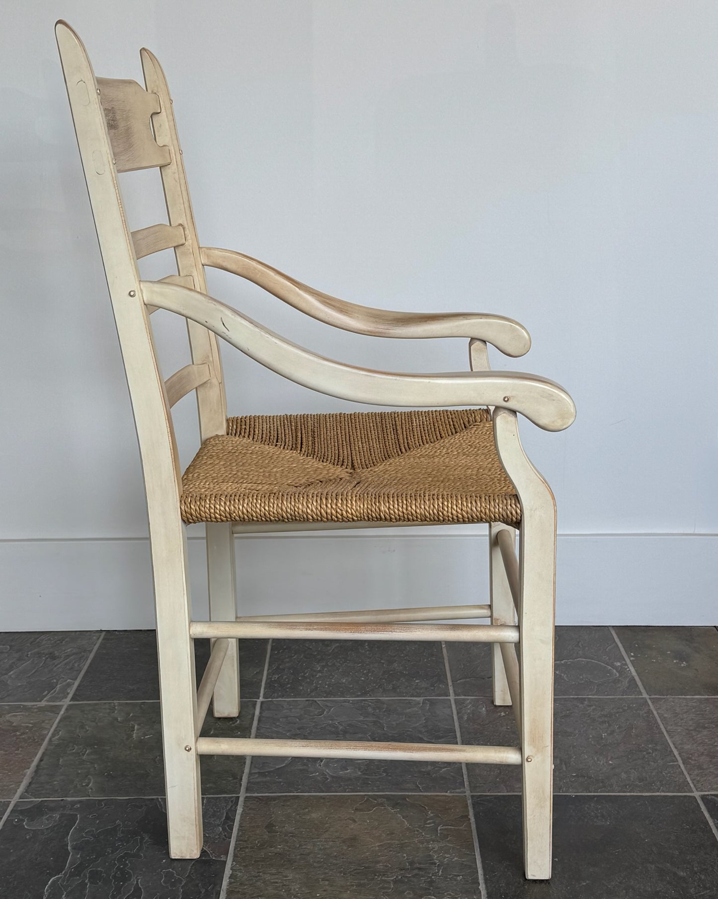 Vintage Seagrass Armchair