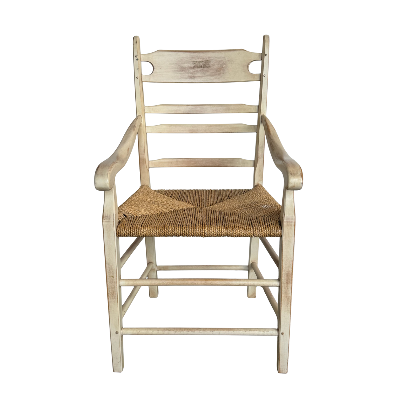 Vintage Seagrass Armchair