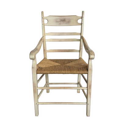 Vintage Seagrass Armchair