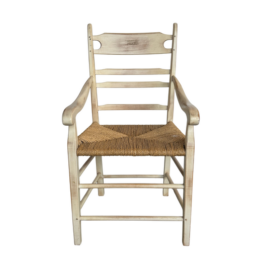 Vintage Seagrass Armchair