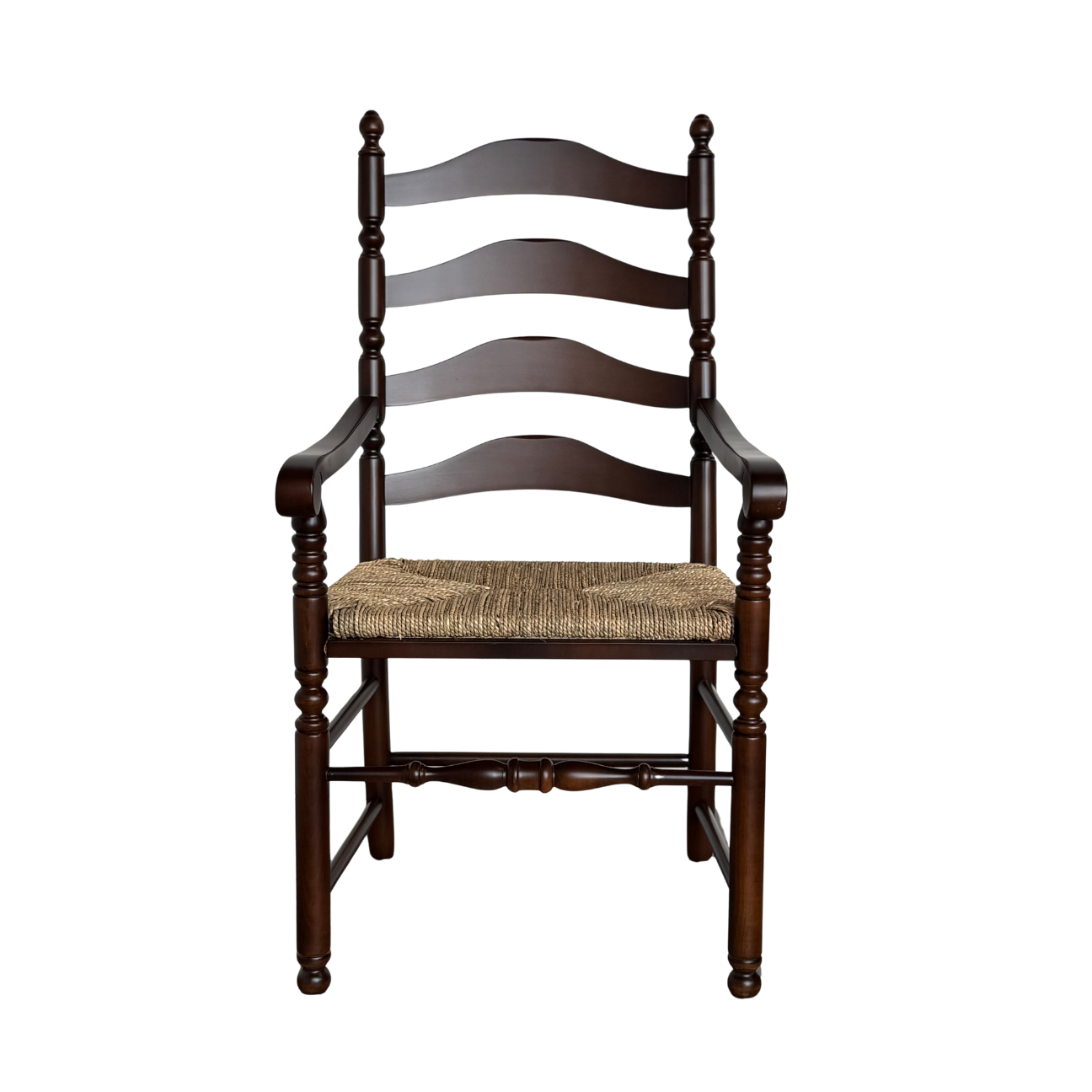 Set of 6 Vintage Ladder Back Chairs